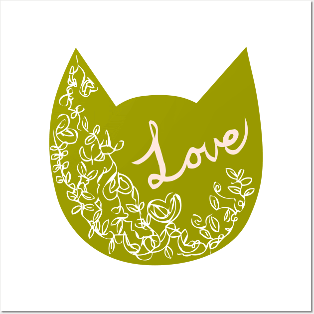 LOVE CAT Wall Art by MoreThanThat